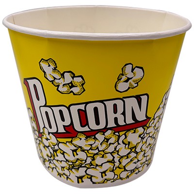 64 OZ Durable Paper Popcorn Bucket