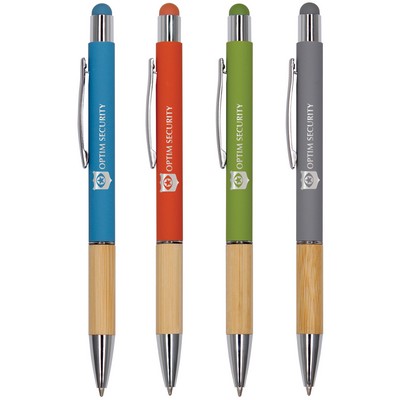 Saratoga Bamboo Grip Stylus Pen