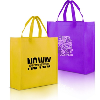 Non-Woven Grocery Tote Bag (15'' X 15'' X 5'')