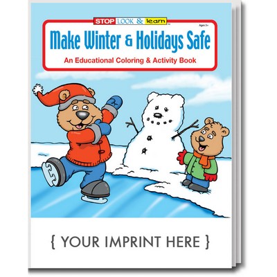 Make Winter and Holidays Safe Coloring Book Fun Pack