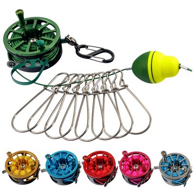 Heavy Duty Floating Fishing Stringer with Stainless Steel Snaps
