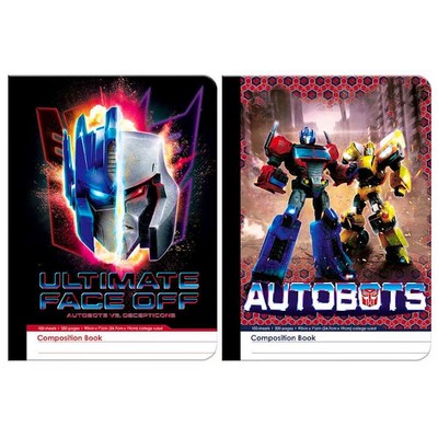 Transformers Composition Notebooks - Assorted (Case of 1)