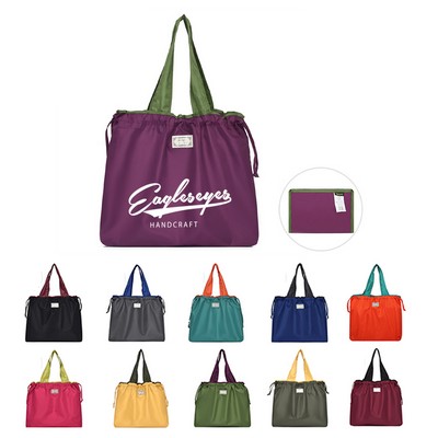 Eco-Friendly Drawstring Shopping Bag