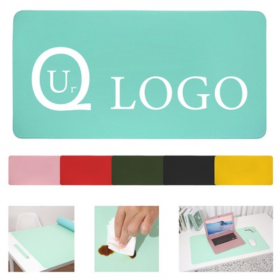 Double-Sided Pu Desk Mouse Pad