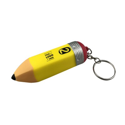 Pencil Stress Reliever Toy w/Key Chain