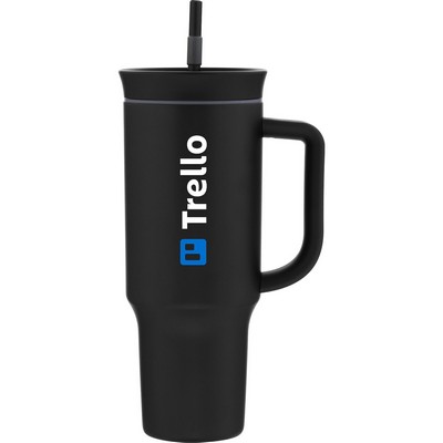 40 oz Owala Travel Tumbler (Very Very Dark)