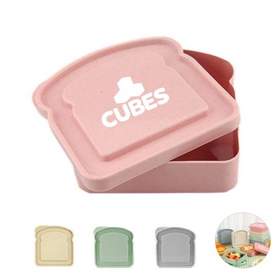 Eco Wheat Toast Shaped Sandwich Box - OCEAN