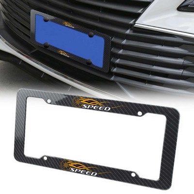 License Plate Frame 4 Holes Straight Bottom