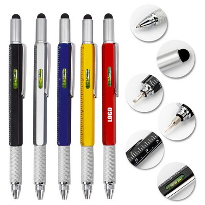 6 In 1 Semi Metal Tool Pen