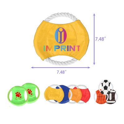 Flying Disc Rope Toy for Dogs