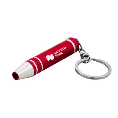 Red Keychain Screwdriver Set
