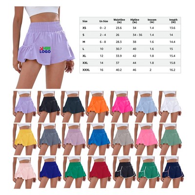 High Waisted Athletic Running Shorts