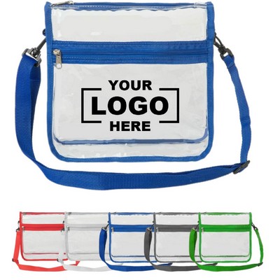 Clear Stadium-Approved Crossbody Bag.
