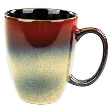 15oz Endeavor Bistro Mug -Rust to Beige