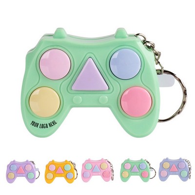 Electronic Games Console Toy with Keychain