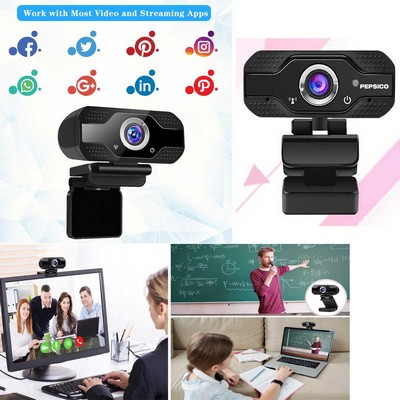 Promotek iBank® Webcam with Microphone for Desktop or Laptop Computers