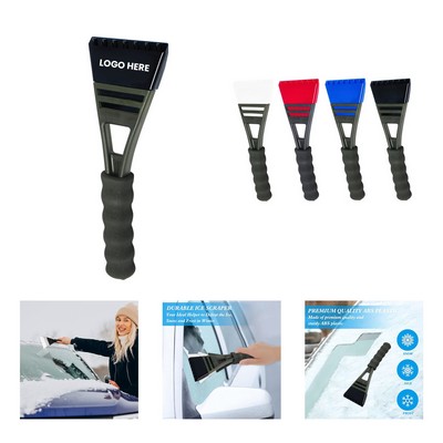Ergonomic ice scraping tool
