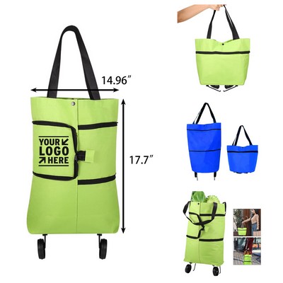 2 in 1 Foldable Shopping Cart