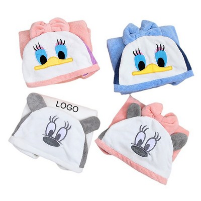 Coral Velvet Bath Towel