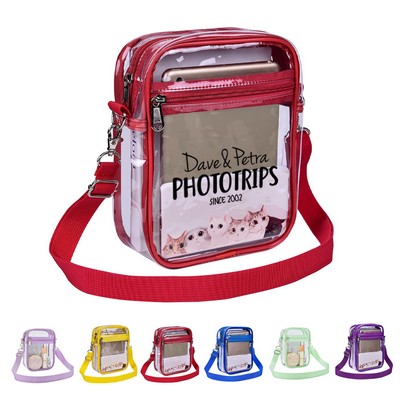 Clear PVC Crossbody Bag