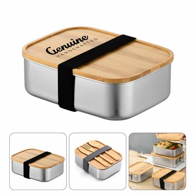 Bento Lunch Box with Bamboo Lid