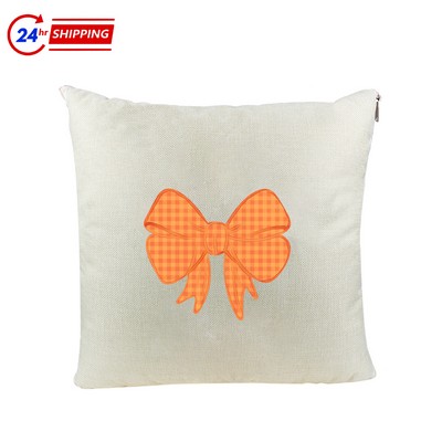 Linen Throw Pillow Cover