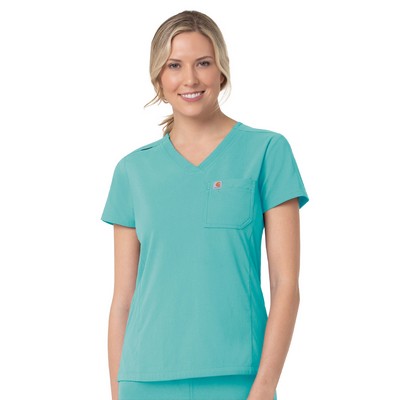 Carhartt Scrubs - Rugged Flex Peak - Women's Two-Pocket V-Neck Top