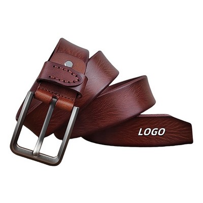 Classic Handmade Top Layer Leather Belt
