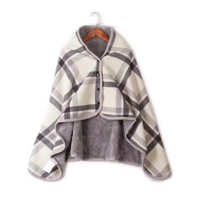 Fleece Wearable Blanket W/ Buttons