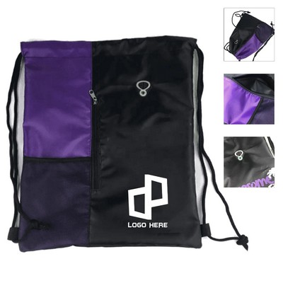 11.81X15.75 Inch Oxford Fabric Drawstring Backpack