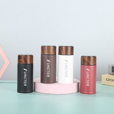 Wooden Lid for Stainless Steel Insulated Portable Water Bottle 9 oz.