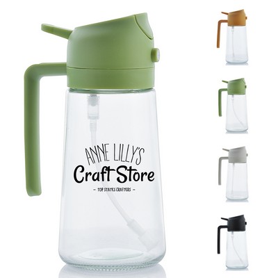 16oz 2-In-1 Oil Sprayer For Cooking