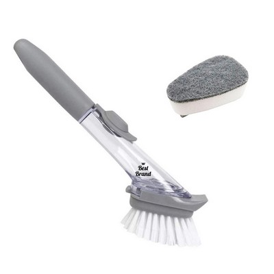 Dish Pot Brush with Soap Dispenser