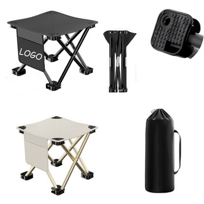 Portable Folding Stool with Storage Bag