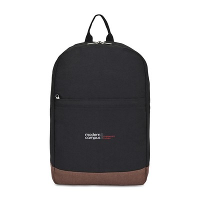 Ivy AWARE™ Recycled Cotton Laptop Backpack - Black