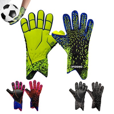 Anti-Slip Soccer Goalkeeper Gloves with Strong Grip for Adults and Children