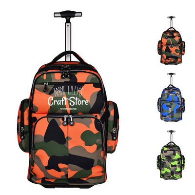 Lightweight Wheeled Rolling Backpack