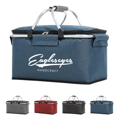 Collapsible Insulated Picnic Basket