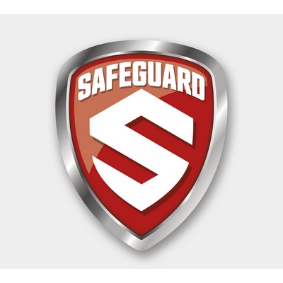 Shield - Permanent Writeable Matte Sticker - 4" x 4.9"
