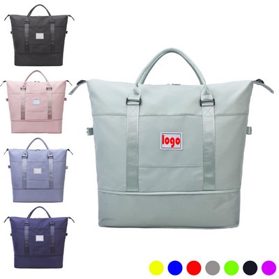 Sports Gym Travel Duffel Bag With Dry Wet Pocket