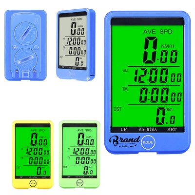 Bicycle Mileage Meter With Wireless Timer