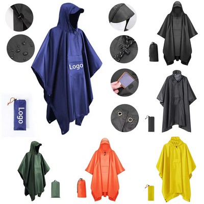 Multifunctional Adult Poncho Raincoat
