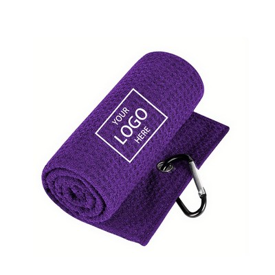 Waffle Weave Golf Towel