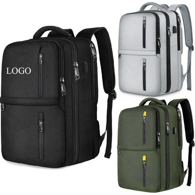 Carry On Backpack With USB Charging Port