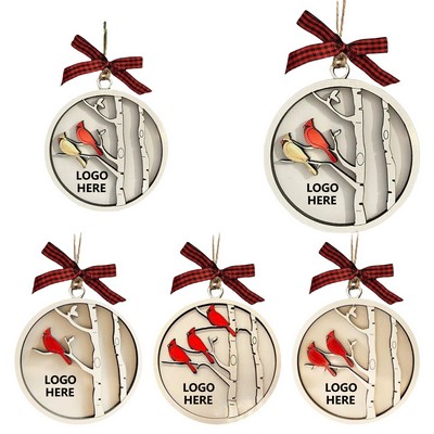 3D Christmas Tree Carving Ornament