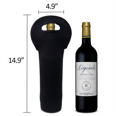 Neoprene Single Wine Bottle Carrier Bag
