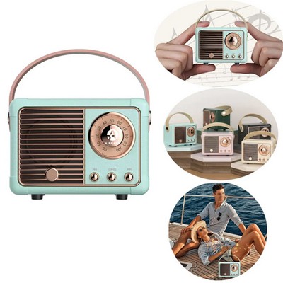 Multifunctional Retro Bluetooth Speaker