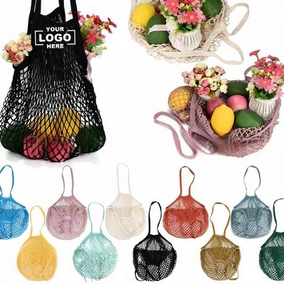 Canvas Mesh Beach Tote Bag