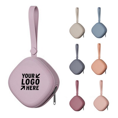 Square Silicone Pacifier Storage Bag