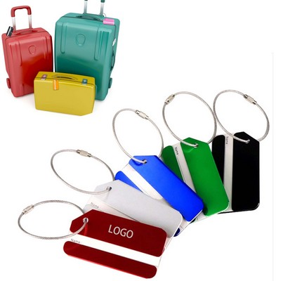 Aluminum Luggage Tag Travel Identifier
